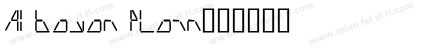 AI bayan plain字体转换